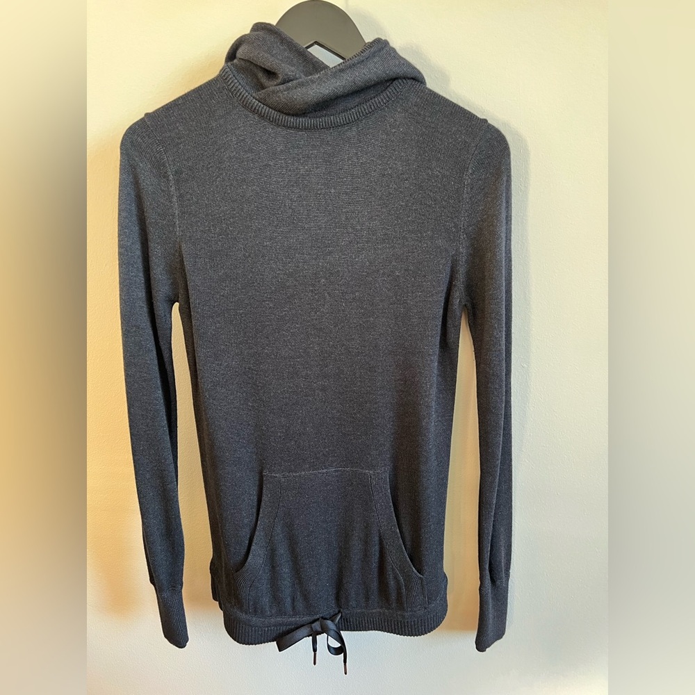 Lululemon Athletica Gray Hooded Sweater